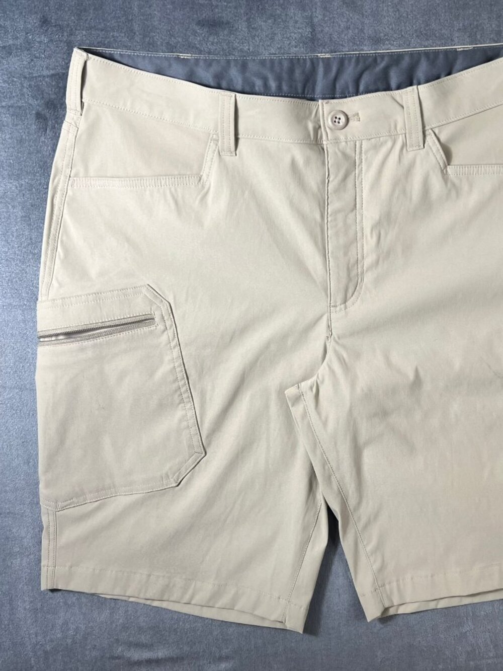 Eddie Bauer Mens Shorts Size 36 Khaki Performance Stretch Hiking Travel